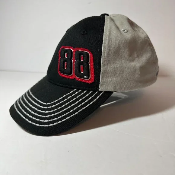 Chase Authentics Dale Jr Embroidered Nascar Licensed Hook & Loop Hat Cap - Picture 2 of 10